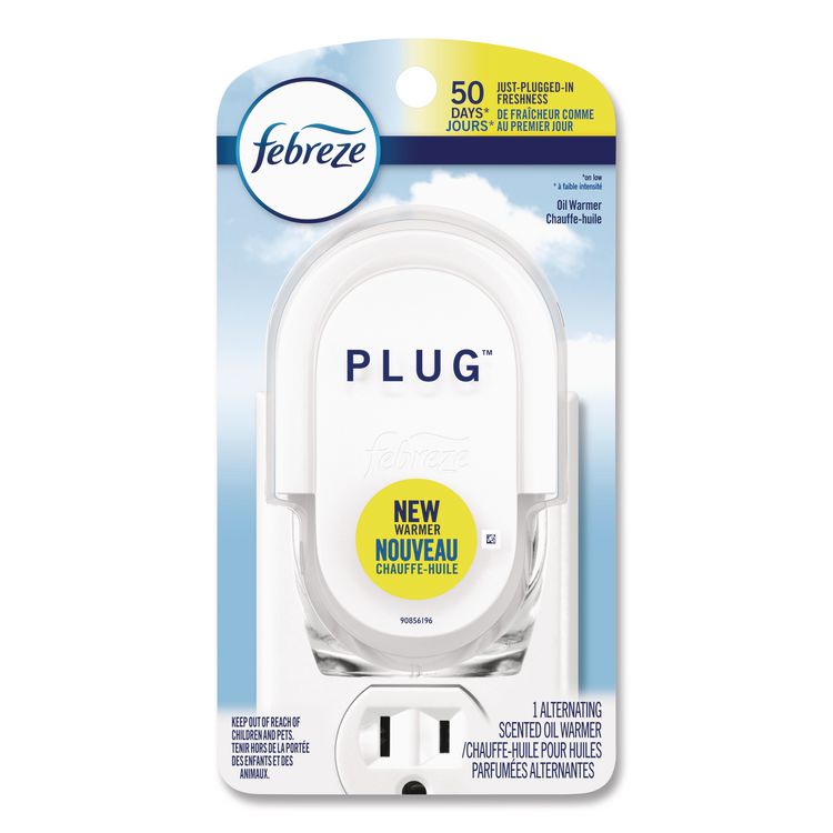 PLUG Air Freshener Warmer, 2.5 x 3 x 4, Off White, 4/Carton