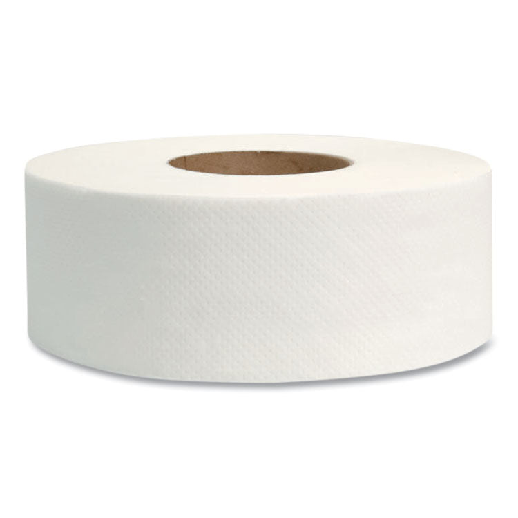 Jumbo Bath Tissue, Septic Safe, 2-Ply, 3.3" x 500 ft, White, 12 Rolls/Carton
