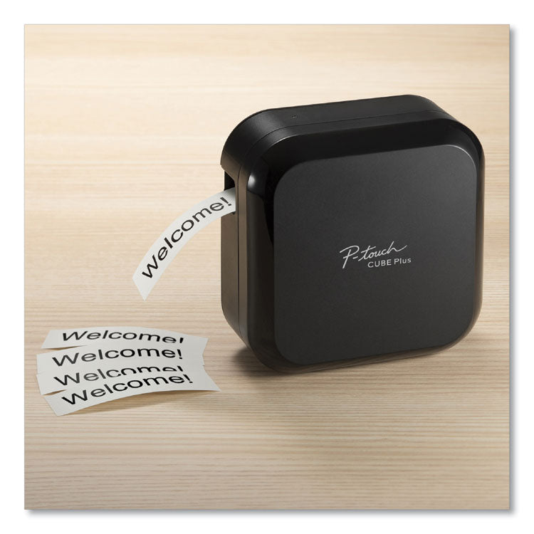 PT-P710BT CUBE Wireless Label Maker, 20 mm/s Print Speed, 5 x 2.6 x 5