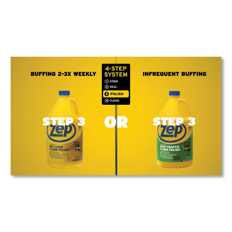 Wet Look Floor Polish, 1 gal Bottle