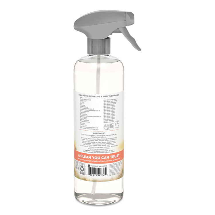 Natural All-Purpose Cleaner, Morning Meadow Scent, 23 oz Trigger Spray Bottle, 8/Carton