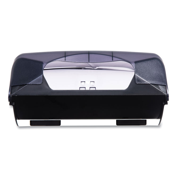 Large Capacity Ultrafold Multifold/C-Fold Towel Dispenser, Oceans, 11.75 x 6.25 x 18, Transparent Black Pearl