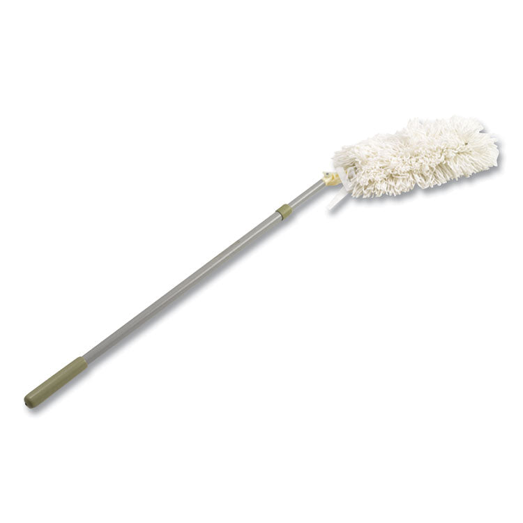 HiDuster Dusting Tool with Angled Launderable Head, 51" Extension Handle