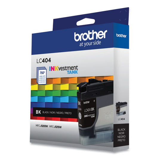 LC404BKS INKvestment Ink, 750 Page-Yield, Black