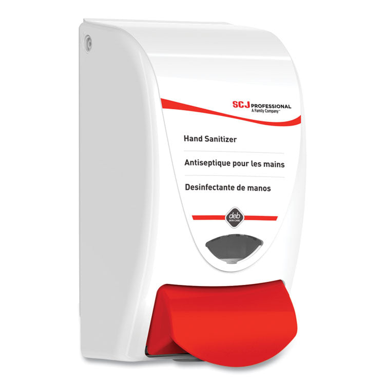 Hand Sanitizer Dispenser, 1L, 4.92 x 4.6 x 9.25, White