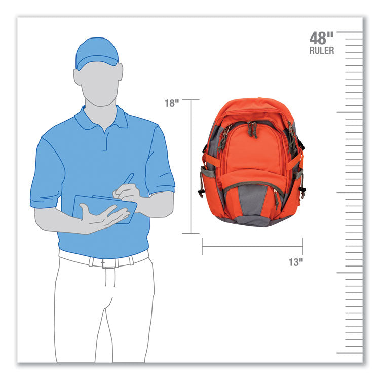Emergency Care Backpack XL, 63 Pieces, Nylon Fabric Case