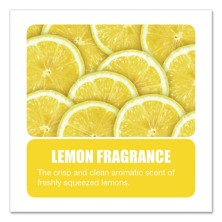 D-Vour Absorbent Powder, Lemon, 16 oz Canister, 6/Carton