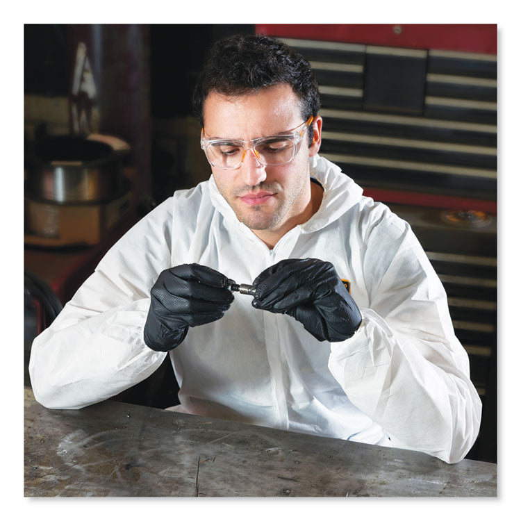 A20 Breathable Particle Protection Coveralls, Elastic Back, Hood and Boots, Large, White, 24/Carton