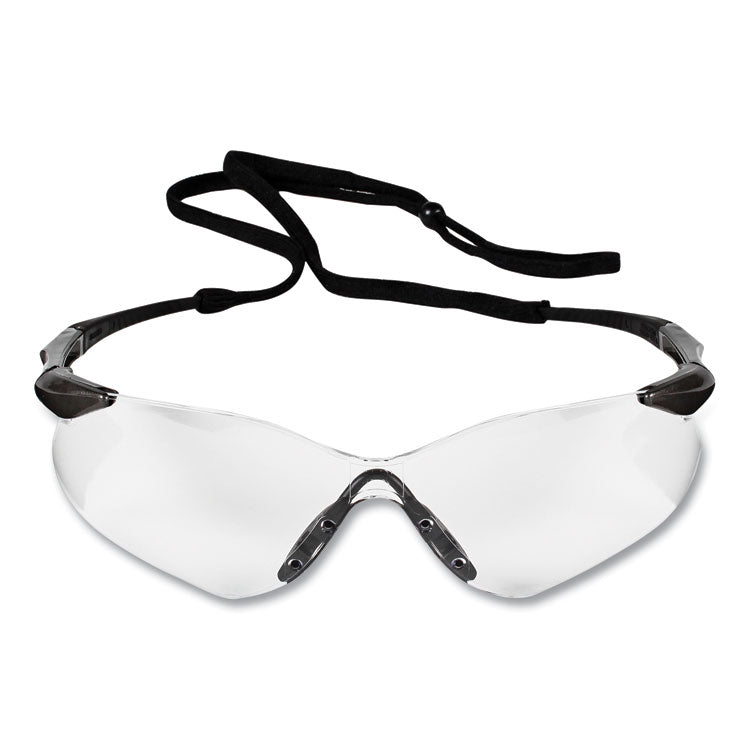 Nemesis VL Safety Glasses, Frameless, Clear Single Lens, 12/Box