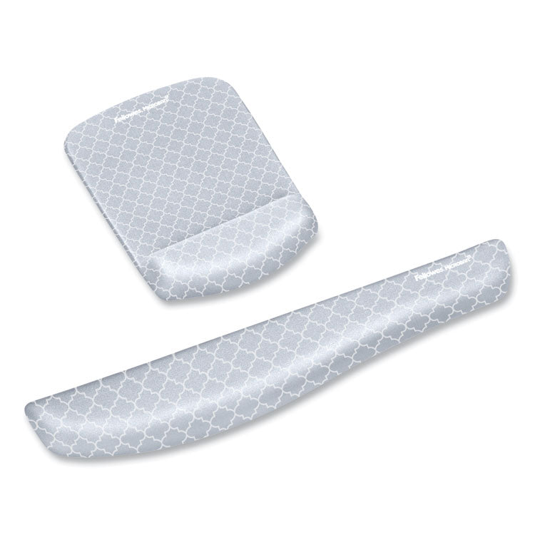 PlushTouch Keyboard Wrist Rest with FoamFusion Technology, 18.12 x 3.19, Lattice Design