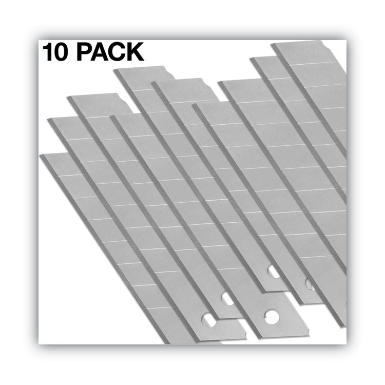 Snap Blade Utility Knife Replacement Blades, 10/Pack