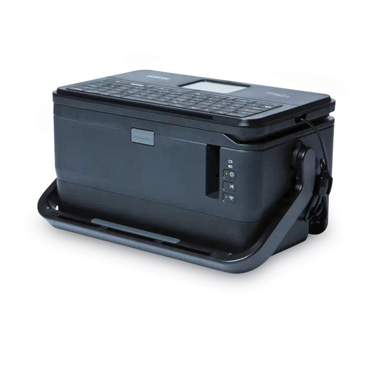 PT-D800W Commercial/Lite Industrial Portable Label Maker, 60 mm/s Print Speed, 12.25 x 7.5 x 6.12