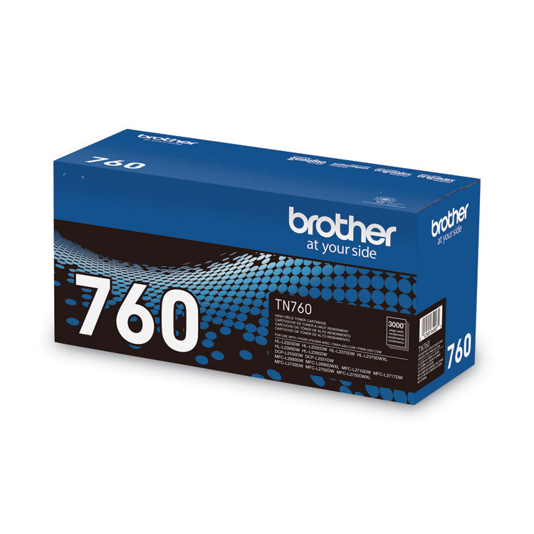 TN760 High-Yield Toner, 3,000 Page Yield, Black