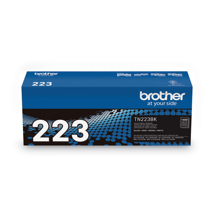 TN223BK Toner, 1,400 Page-Yield, Black
