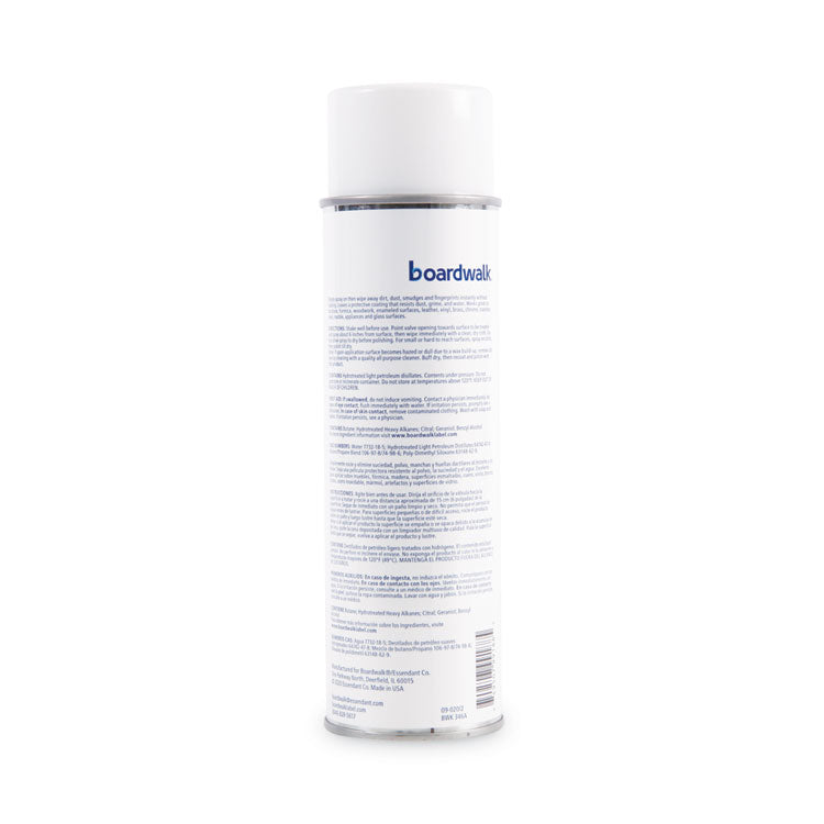 Furniture Polish, Lemon Scent, 19 oz Aerosol Spray, 12/Carton