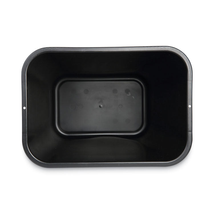 Soft-Sided Wastebasket, 28 qt, Plastic, Black
