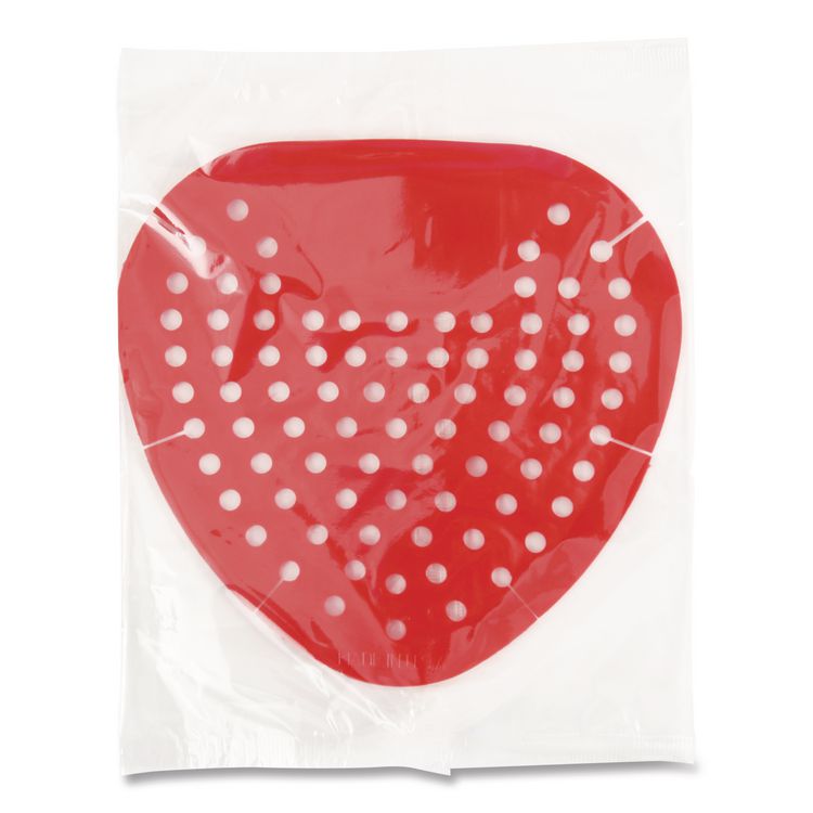 Deodorizing Urinal Screen, Cherry Scent, Red, 3.5 oz, Dozen