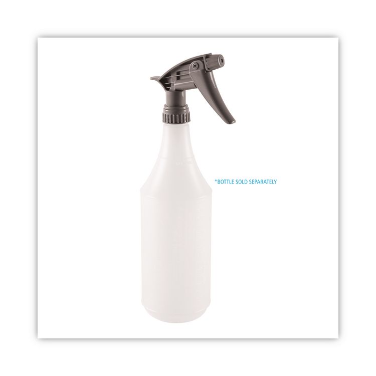 Chemical-Resistant Trigger Sprayer 320CR, Fits 16 to 24 oz Bottles, 9.5" Tube, Gray, 24/Carton