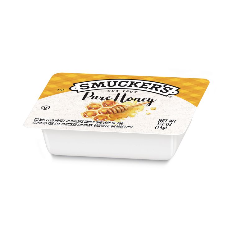 Smucker's Honey, Single Serving Packs, 0.5 oz, 200/Carton