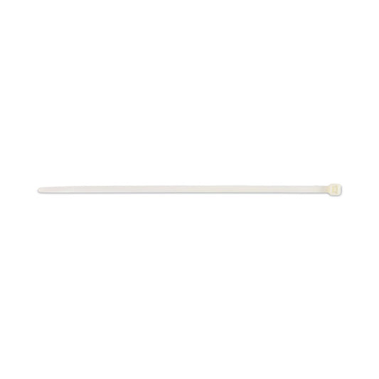 Nylon Cable Ties, 8 x 0.19, 50 lb, Natural, 1,000/Pack