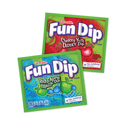 Candy, Assorted Flavors, 0.43 oz Pouches, 48/Box