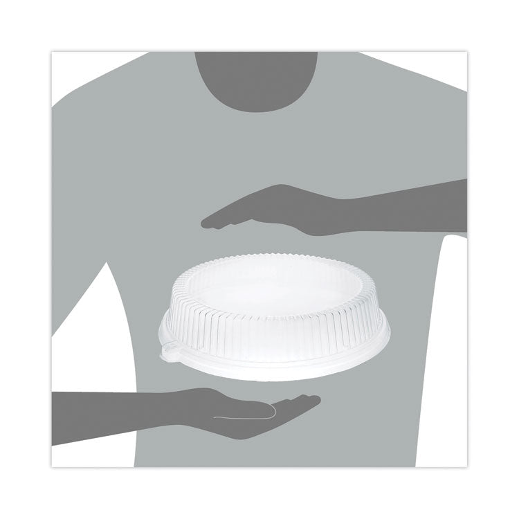 Dome Covers, For 10" Disposable Plates, Clear, Plastic, 500/Carton