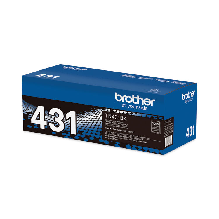 TN431BK Toner, 3,000 Page-Yield, Black