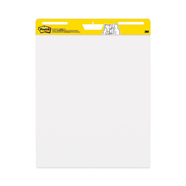 Vertical-Orientation Self-Stick Easel Pads, Unruled, (30) White 25 x 30 Sheets, 4/Carton