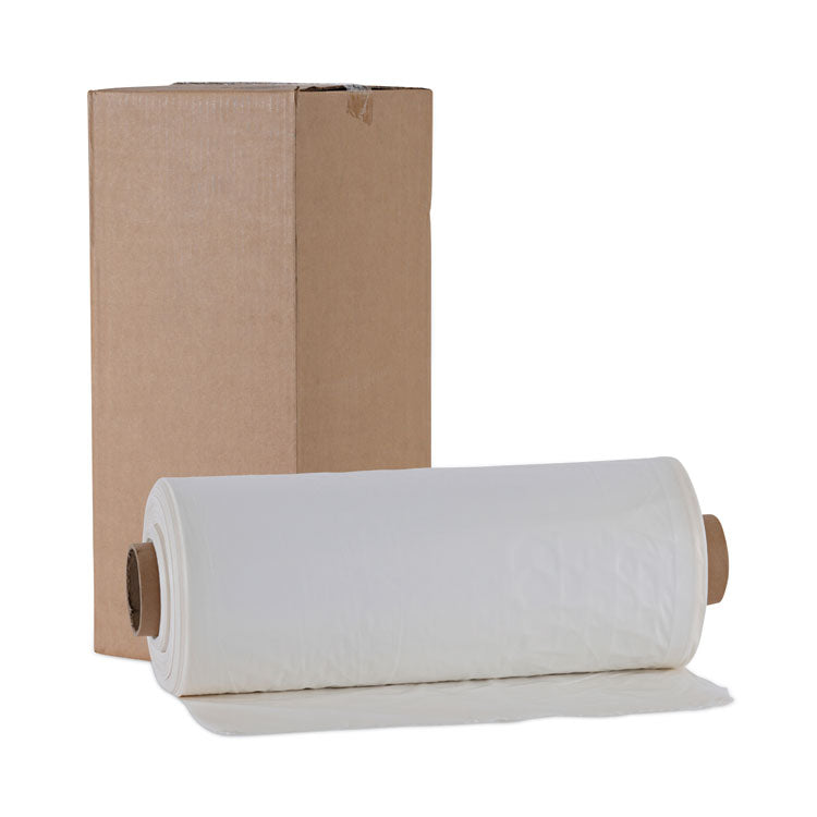 Industrial Can Liners, 60 gal, 1.8 mil, 21" x 17" x 63", Clear, 75/Carton