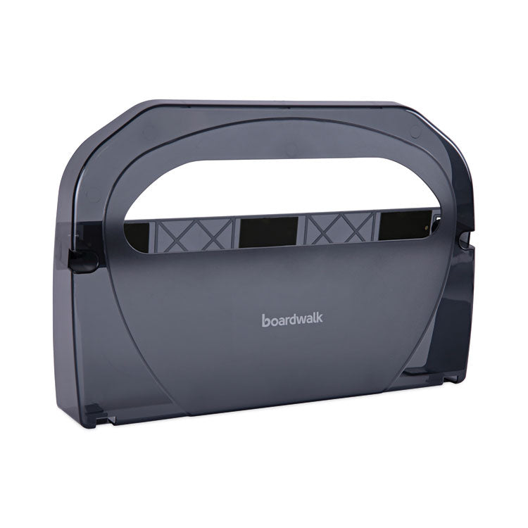 Toilet Seat Cover Dispenser, 17.25 x 3.13 x 11.75, Smoke