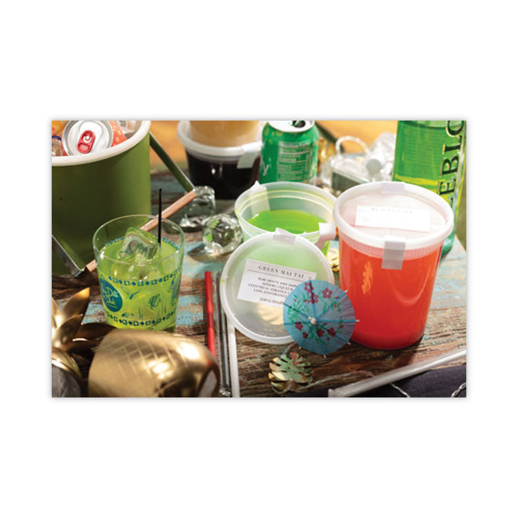 Newspring DELItainer Microwavable Container, 16 oz, 4.7" Diameter x 3.1"h, Clear, Plastic, 240/Carton