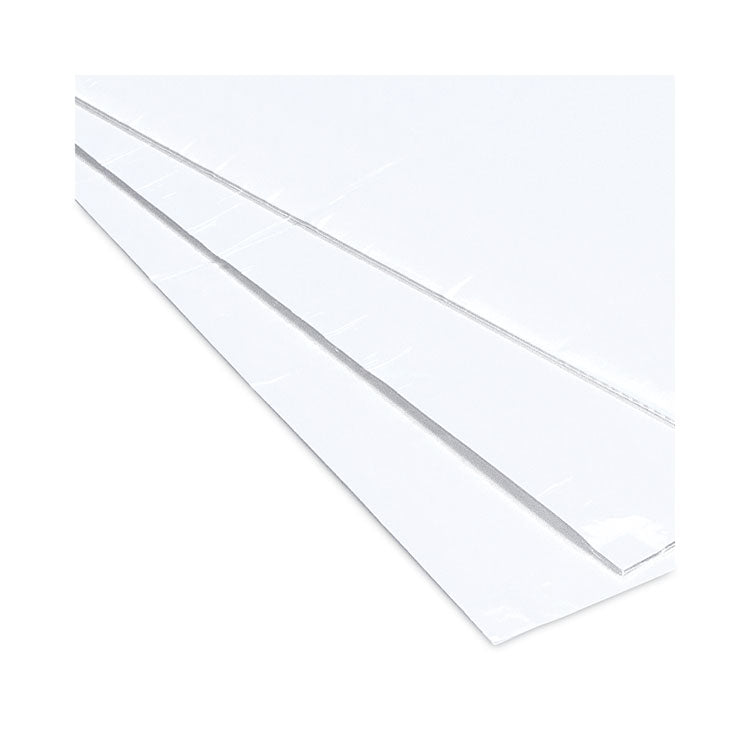 Walk-N-Clean 60-Sheet Pad Refill, White Tacky Adhesive Surface, Anti-Skid Backing, 30" x 24", 60 Sheets/Pad, 4 Pads/Carton