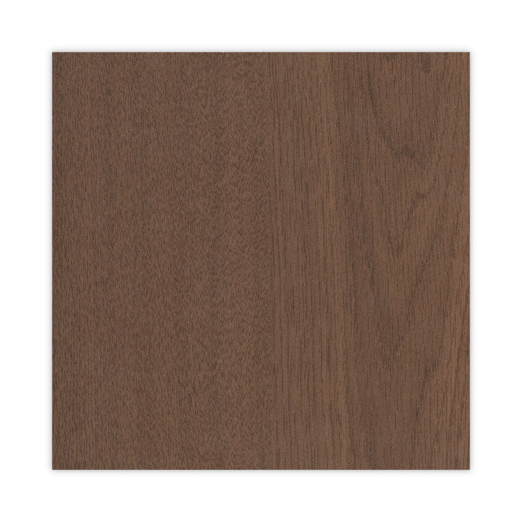 Mod Desk Hutch, 3 Compartments, 72w x 14d x 39.75h, Sepia Walnut