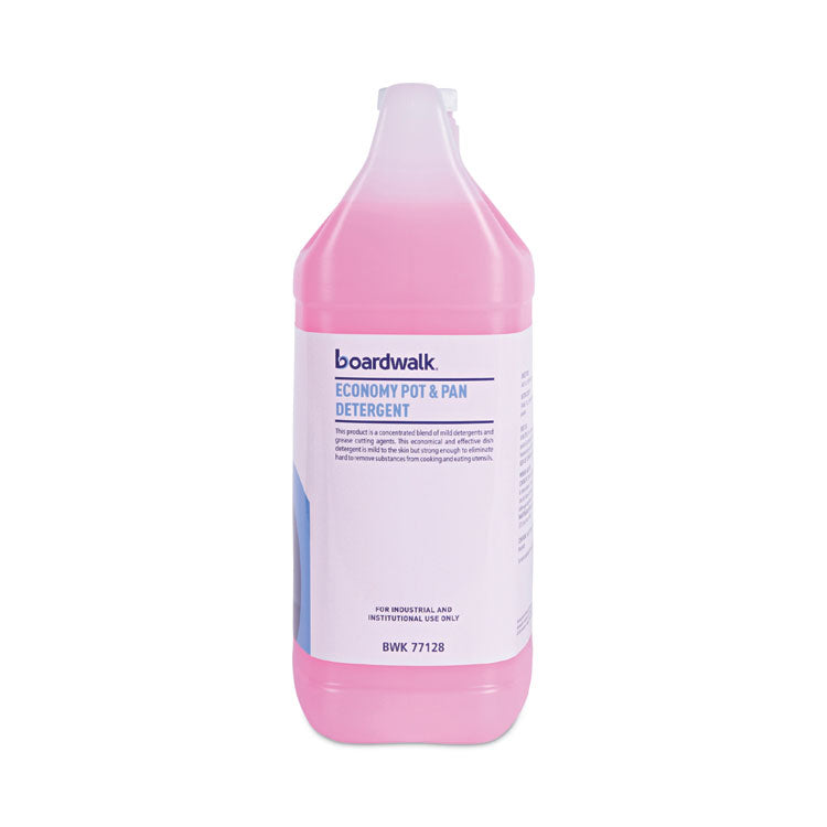 Industrial Strength Pot and Pan Hand Dishwashing Detergent, Herbal Scent, 1 gal Bottle