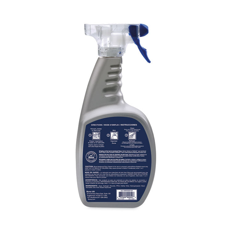 Hardwood Floor Cleaner, Unscented, 32 oz Spray Bottle