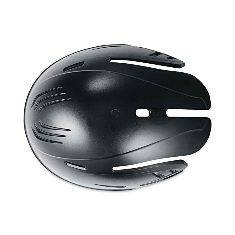 Skullerz 8950 Bump Cap, Micro Front Brim, 3X-Small to Large (Up to 7.5), 0.01" Insert, Black