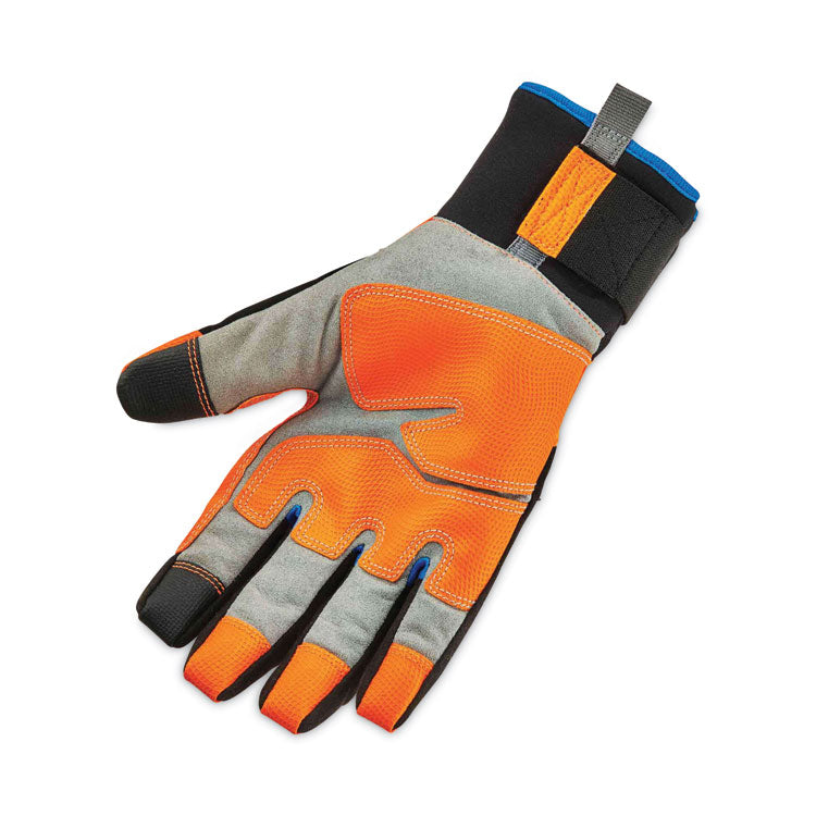 ProFlex 818WP Thermal WP Gloves with Tena-Grip, EN388: 3423X, 9" Long, X-Large, Orange, Pair