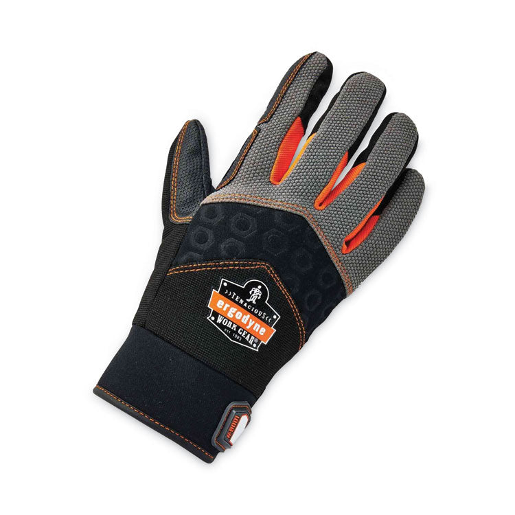 ProFlex 9001 Full-Finger Impact Gloves, EN388: 1121X, 2X-Large, Black, Pair
