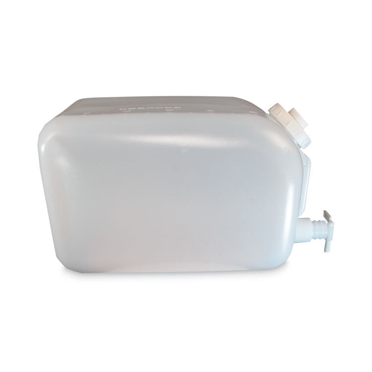 Shur-Fill Dispenser, 5 gal, Clear, 8/Carton
