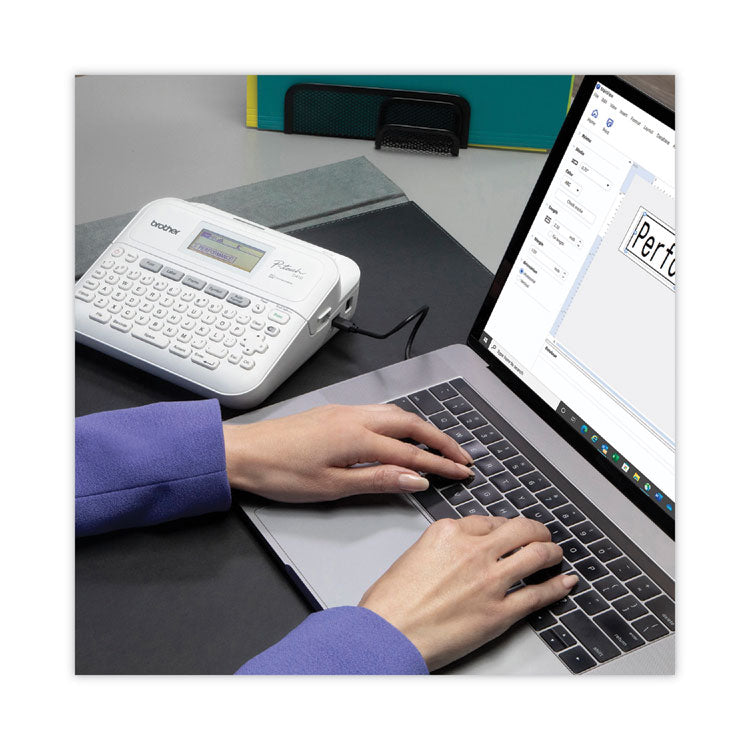 P-Touch PT-D410 Advanced Connected Label Maker, 20 mm/s, 8.9 x 3.9 x 12.3