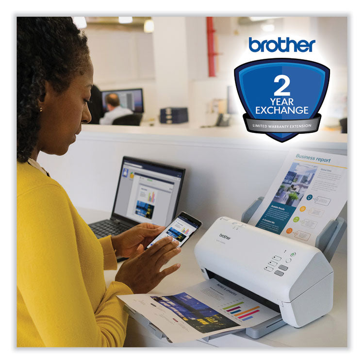 Two-Year Exchange Warranty Extension for Brother ADS-4300N