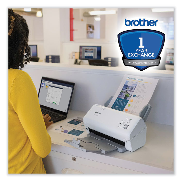 One-Year Exchange Warranty Extension for Brother ADS-4300N