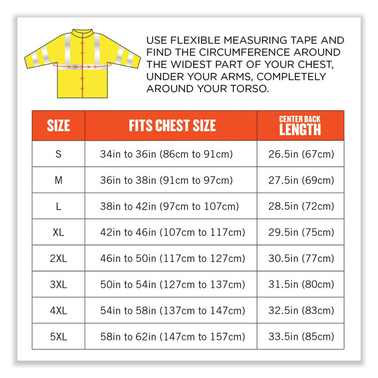 GloWear 8377 Class 3 Hi-Vis Quilted Bomber Jacket, Lime, 4X-Large