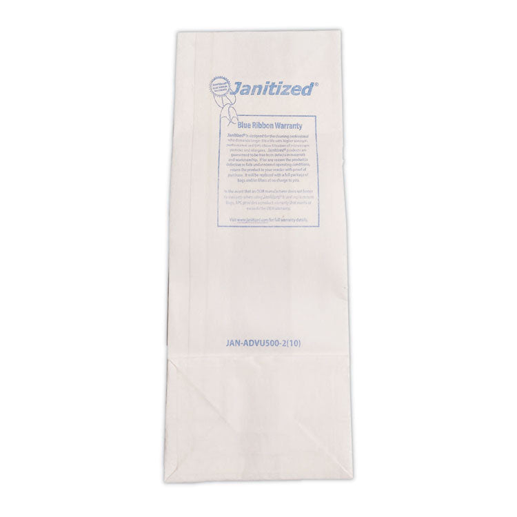 Vacuum Filter Bags Designed to Fit Advance VU500/Triple S Triumph, 100/Carton