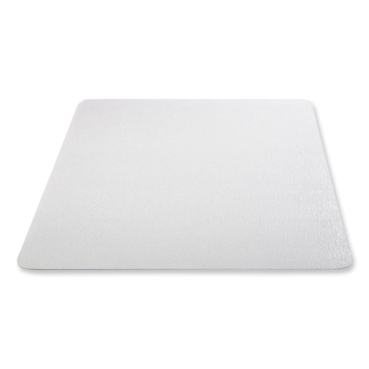 EconoMat Non-Studded All Day Use Chair Mat for Hard Floors, Rectangular, 45" x 53", Clear, Ships Flat