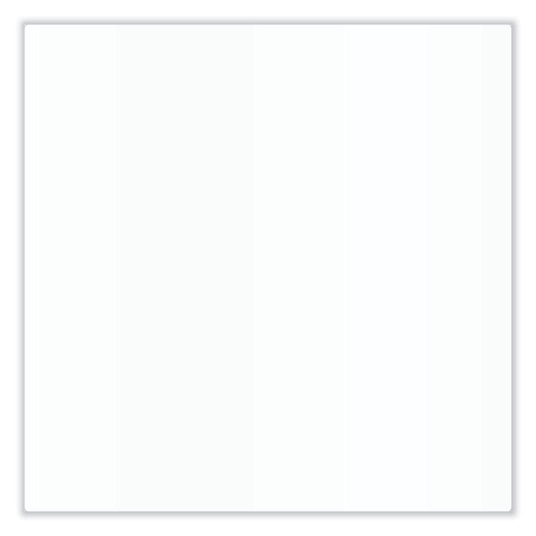 Aria Low-Profile Frameless Magnetic Glassboard, 120" x 48", White Surface