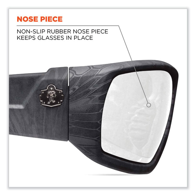 Skullerz Odin Safety Glasses, Fog-Off Technology, Kryptek Highlander Full Frame, Clear Dual Lens