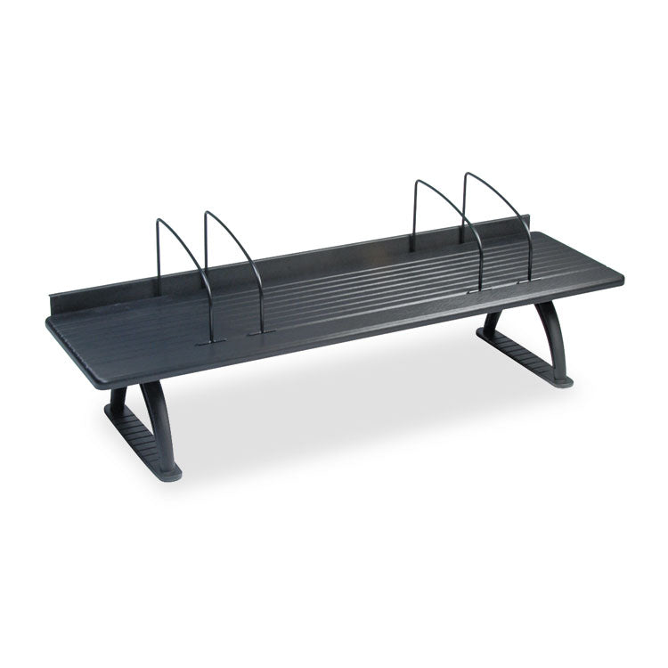 Value Mate Desk Riser, 100 lb Capacity, 42 x 12.25 x 8.25, Black