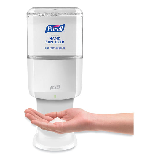 ES6 Touch Free Hand Sanitizer Dispenser, 1,200 mL, 5.25 x 8.56 x 12.13, White