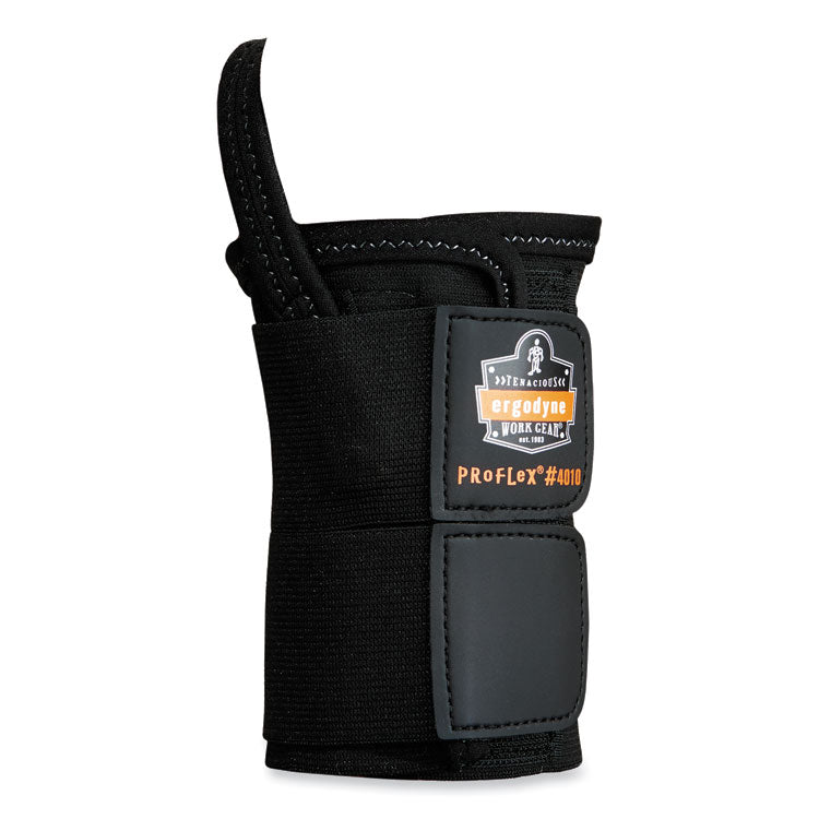 ProFlex 4010 Double Strap Wrist Support, Medium, Fits Left Hand, Black